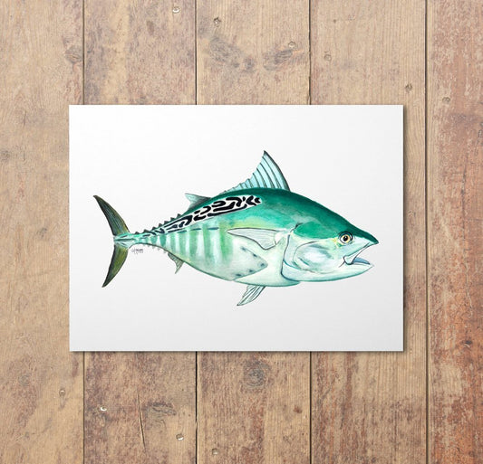 Bonita Watercolor Art Print - ArtByAlexandraNicole