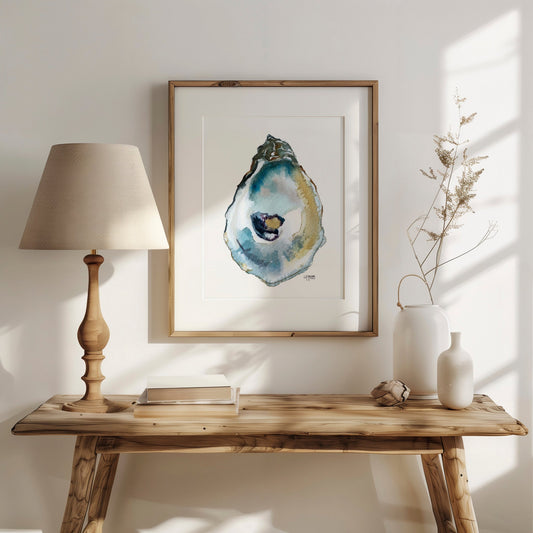 Duxbury Oyster Shell Print - ArtByAlexandraNicole