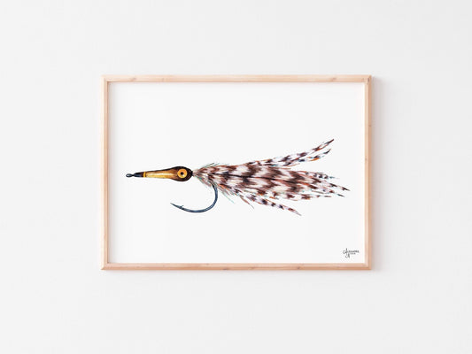 Tarpon Fly, Fly Fishing Art, Fisherman Gifts, Fly Fishing Gifts, Fishing Flies - ArtByAlexandraNicole