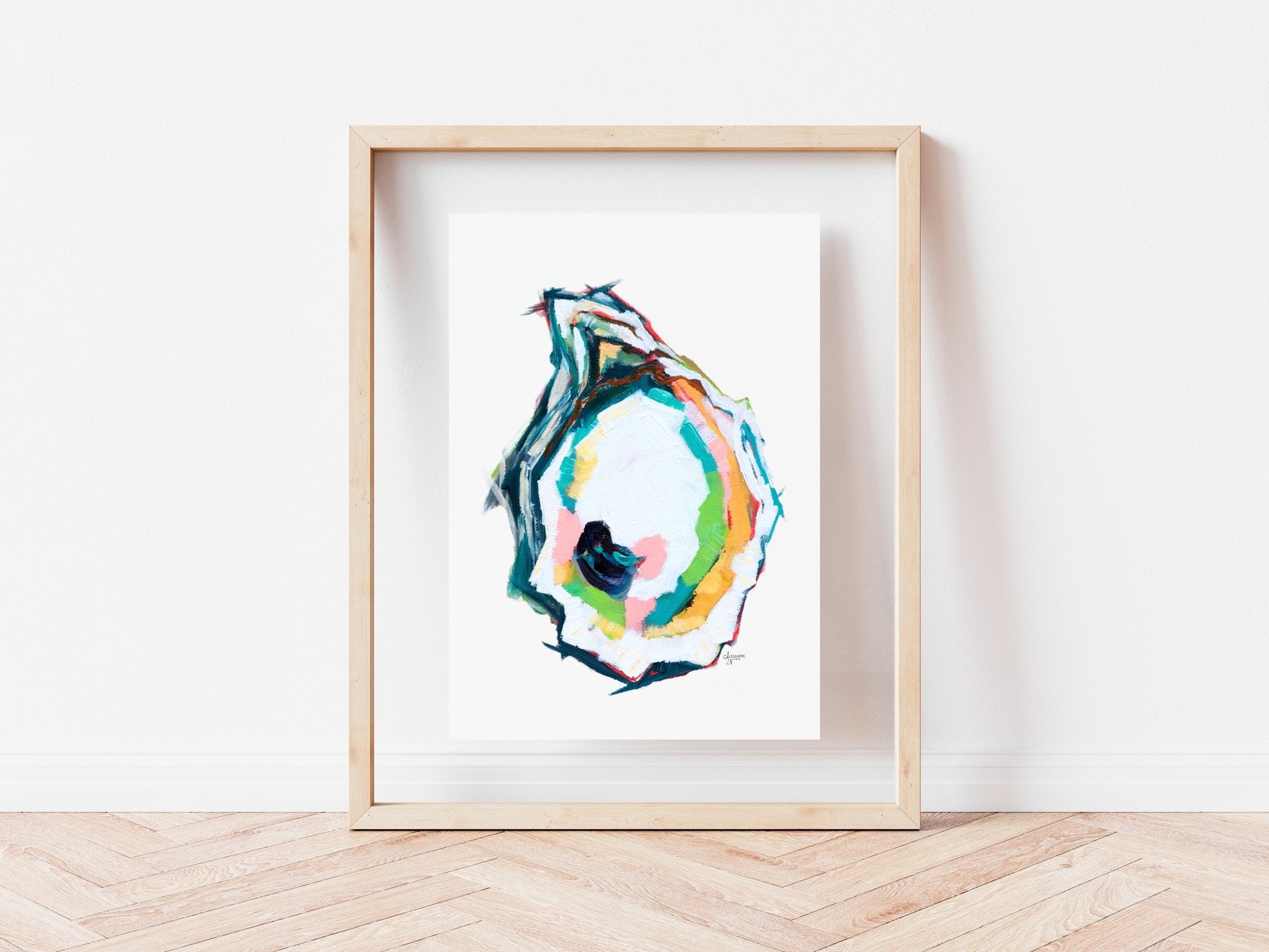 Abstract Oyster Shell - Indian Point 3 - ArtByAlexandraNicole