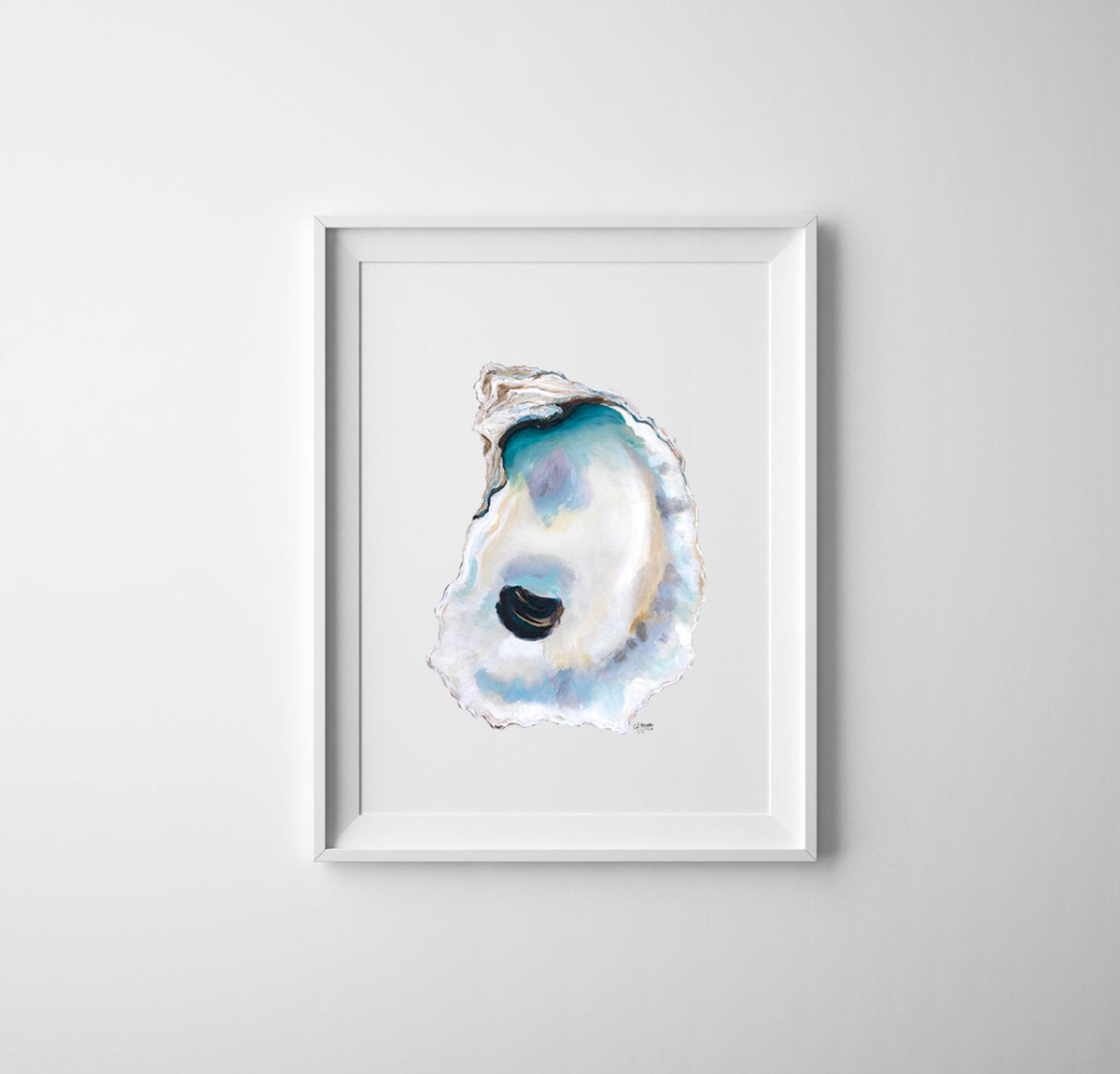 Framed selling print titled