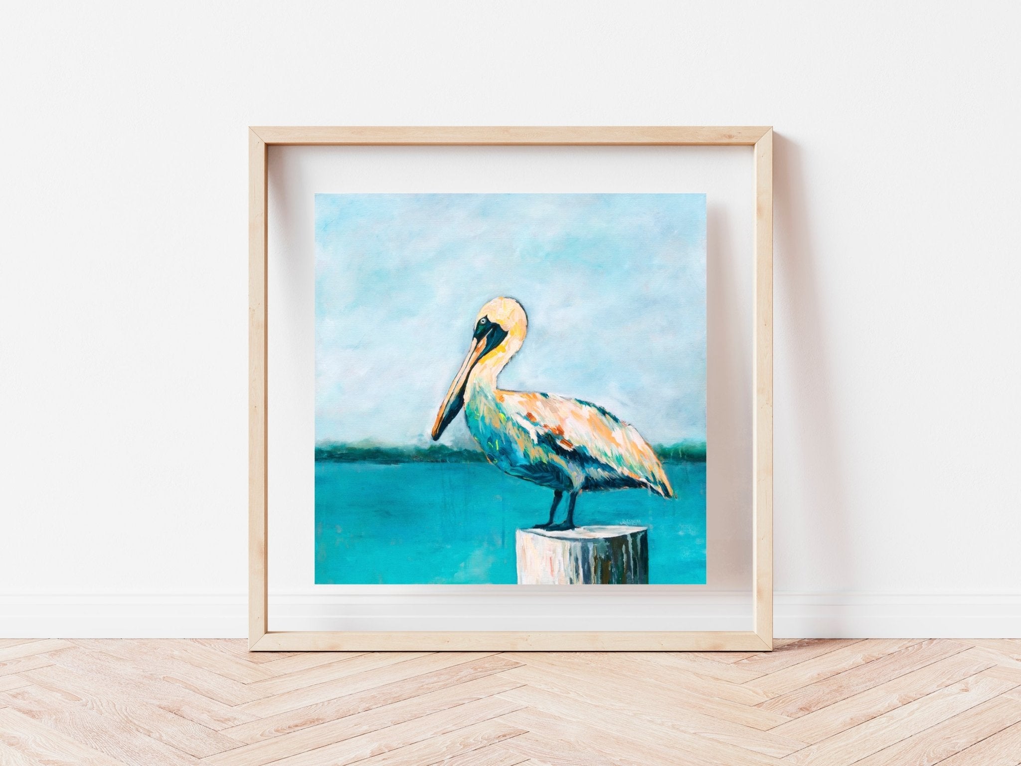 Pelican Art Print - ArtByAlexandraNicole