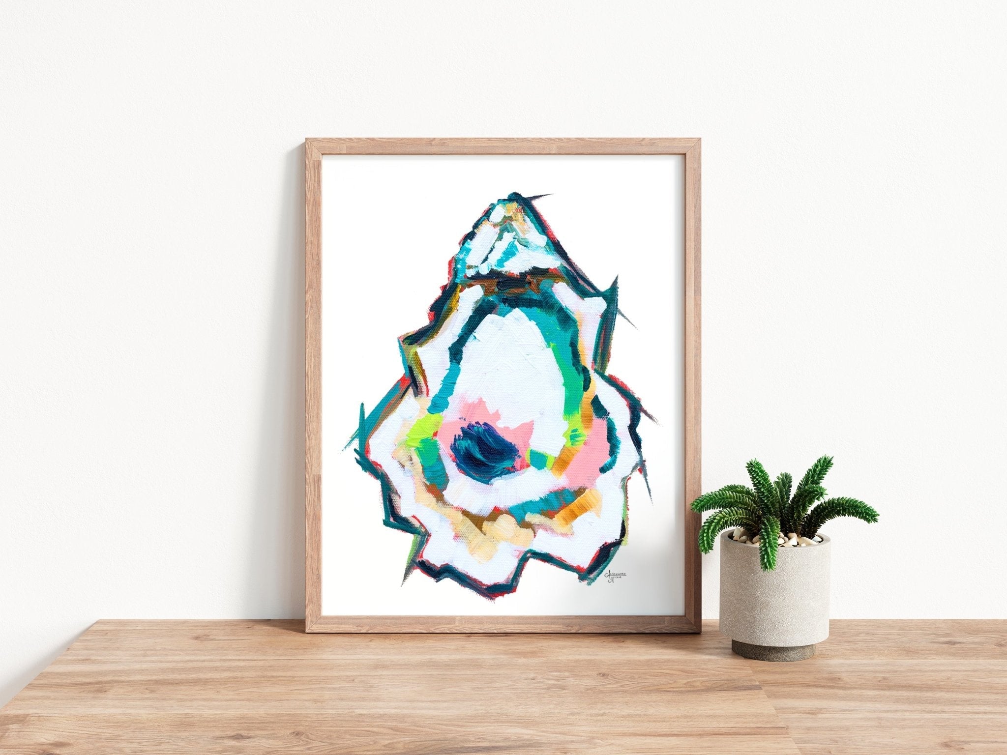 Abstract Oyster Shell - Indian Point 1 - ArtByAlexandraNicole