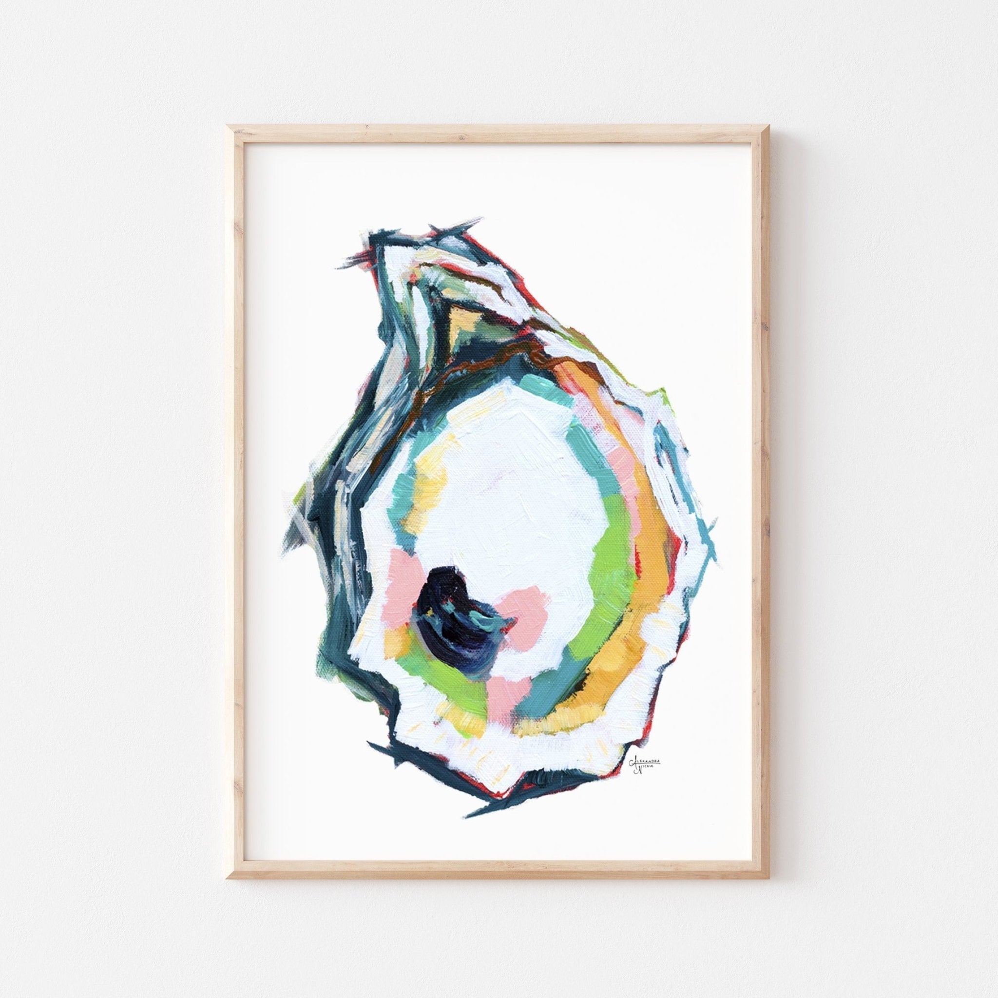 Abstract Oyster Shell - Indian Point 3 - ArtByAlexandraNicole