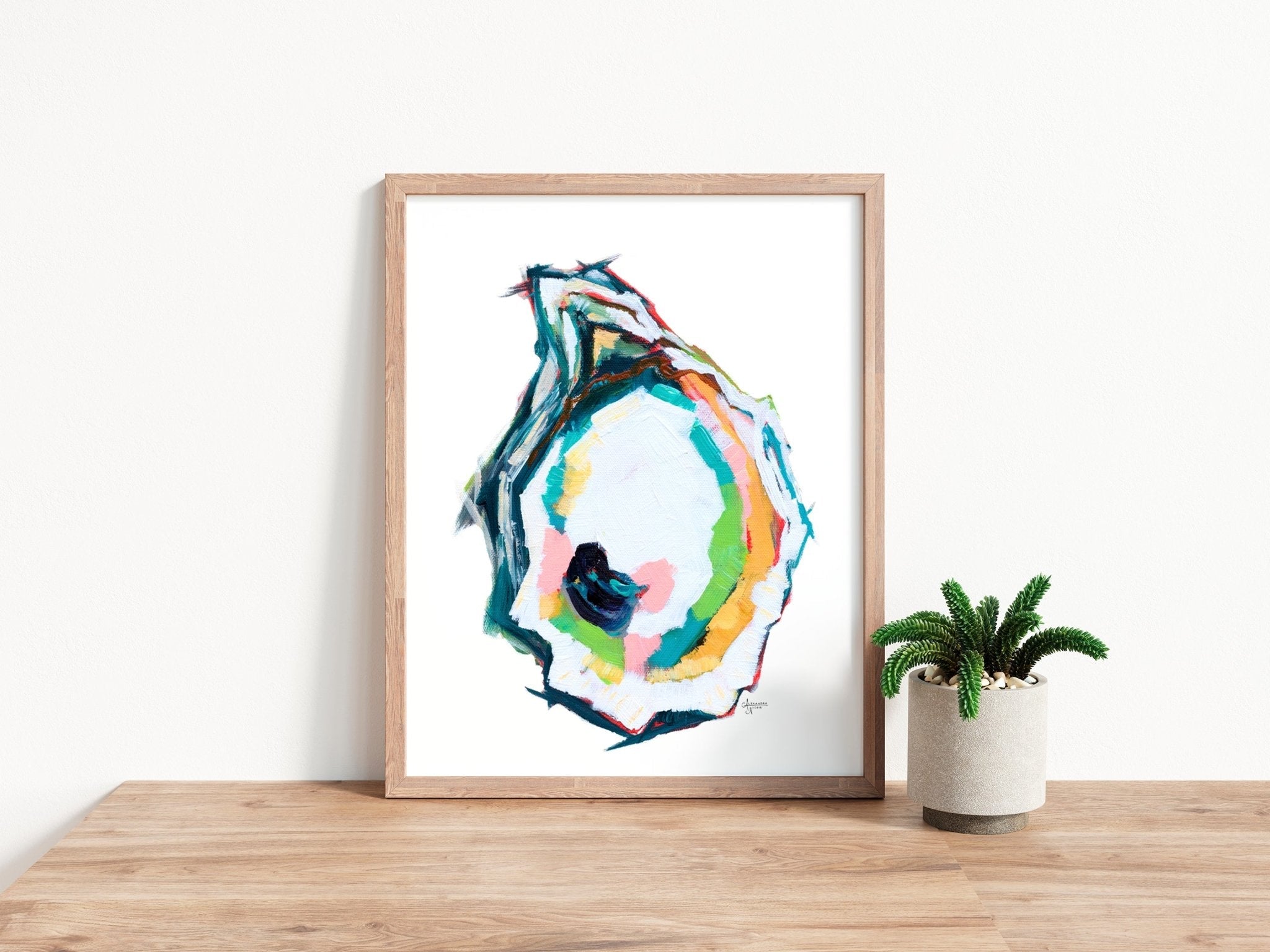Abstract Oyster Shell - Indian Point 3 - ArtByAlexandraNicole