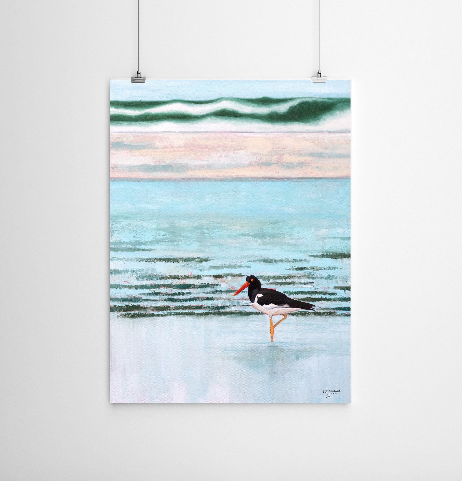 American Oystercatcher Print - ArtByAlexandraNicole