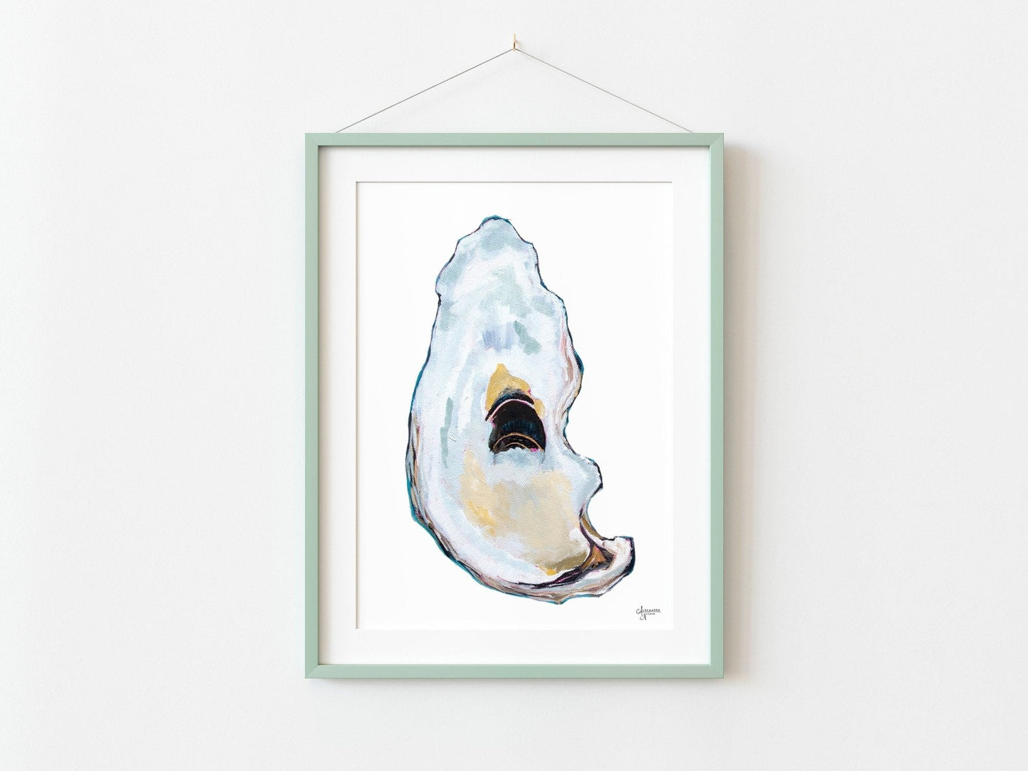 Atlantic Oyster Print 1 - ArtByAlexandraNicole