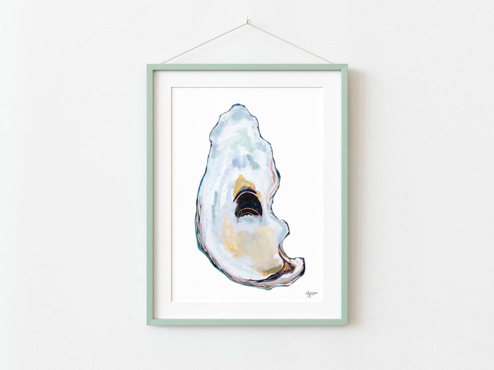 Atlantic Oyster Print 1 - ArtByAlexandraNicole