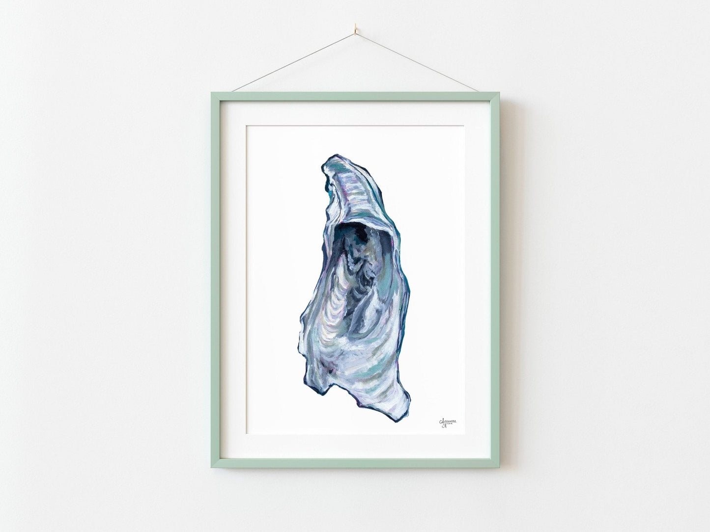 Atlantic Oyster Print 4 - ArtByAlexandraNicole