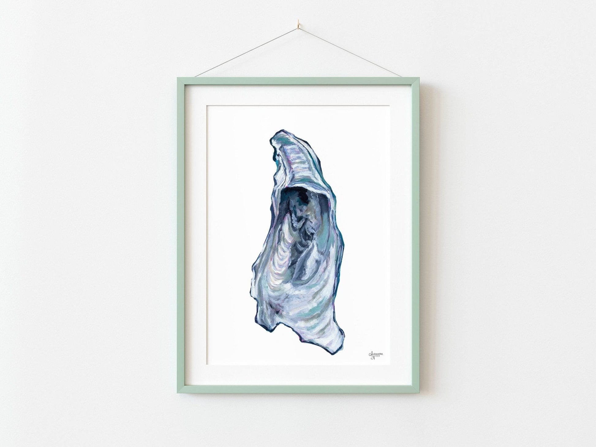Atlantic Oyster Print 4 - ArtByAlexandraNicole
