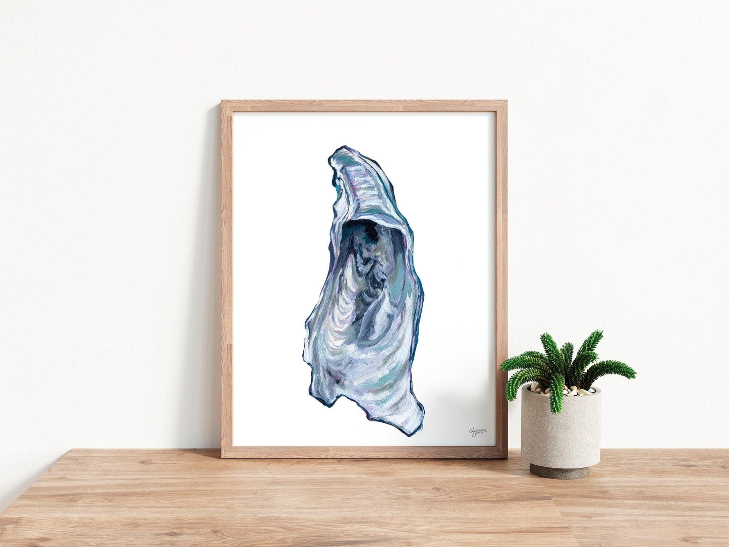 Atlantic Oyster Print 4 - ArtByAlexandraNicole
