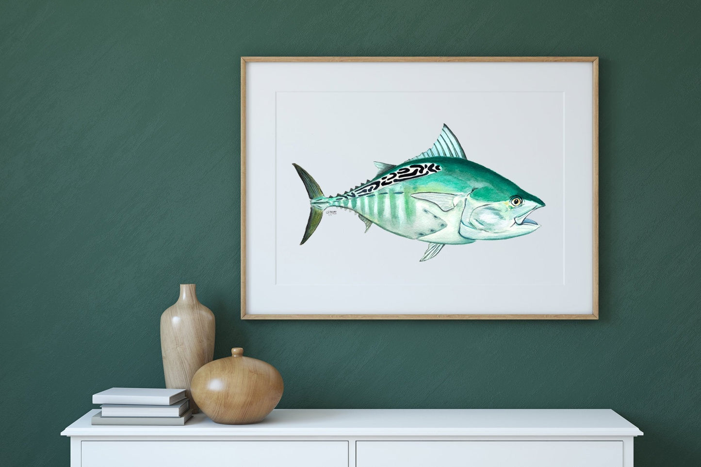 Bonita Watercolor Art Print - ArtByAlexandraNicole
