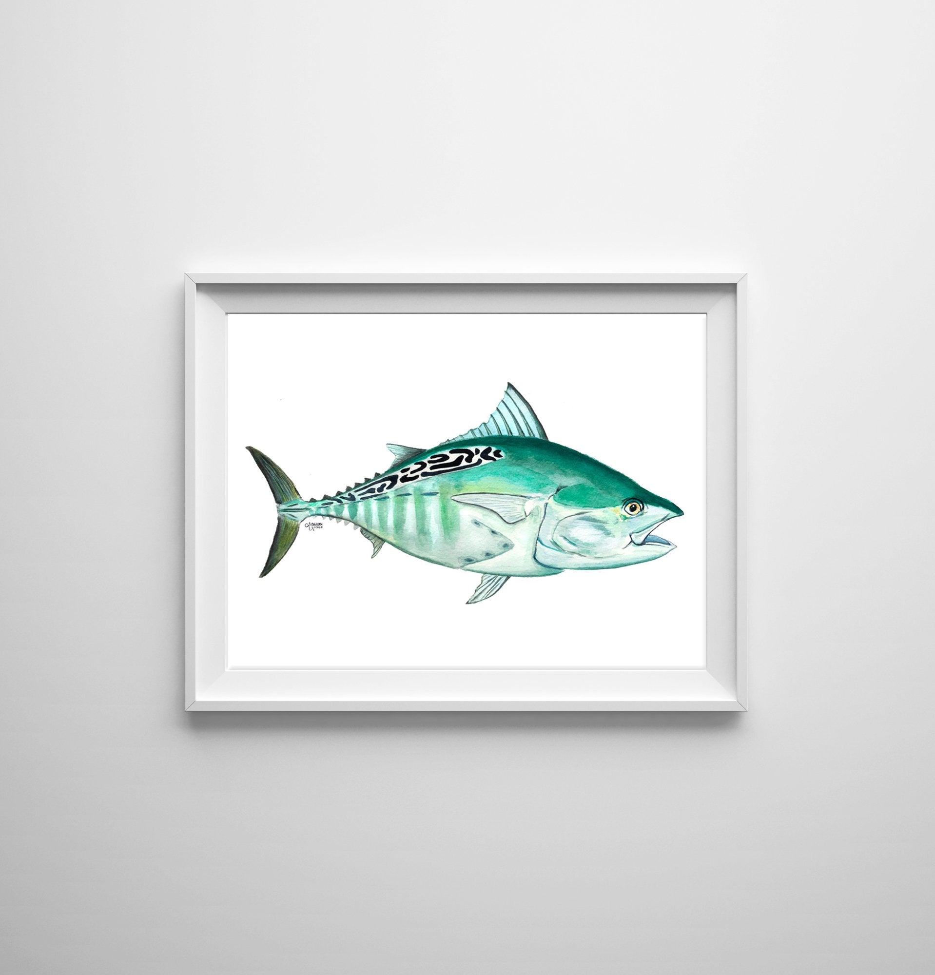 Bonita Watercolor Art Print - ArtByAlexandraNicole