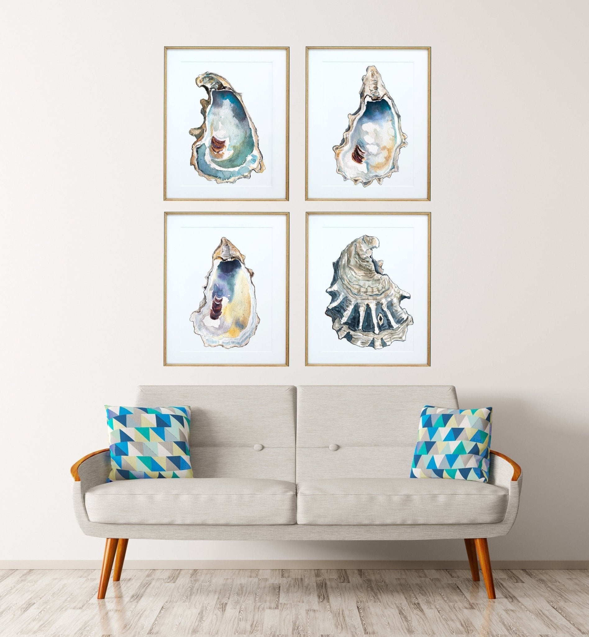 Breach Inlet Oyster Art Print Set - ArtByAlexandraNicole
