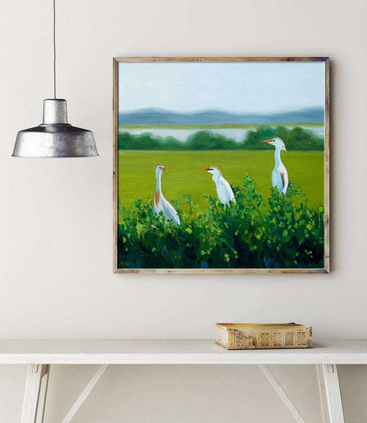 Cattle Egret Art Print - ArtByAlexandraNicole