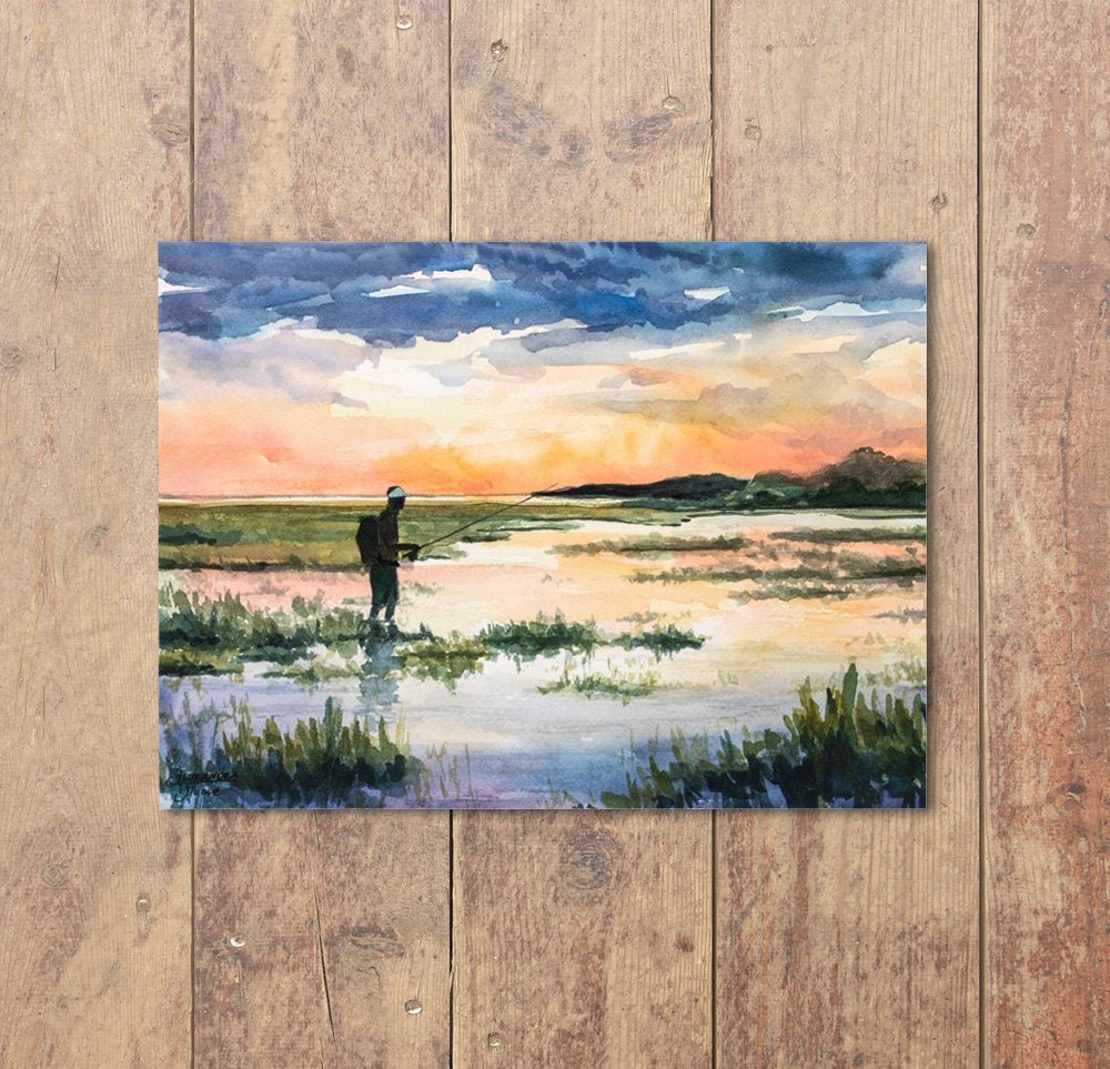 Coastal Marsh Low Country Sunset - ArtByAlexandraNicole
