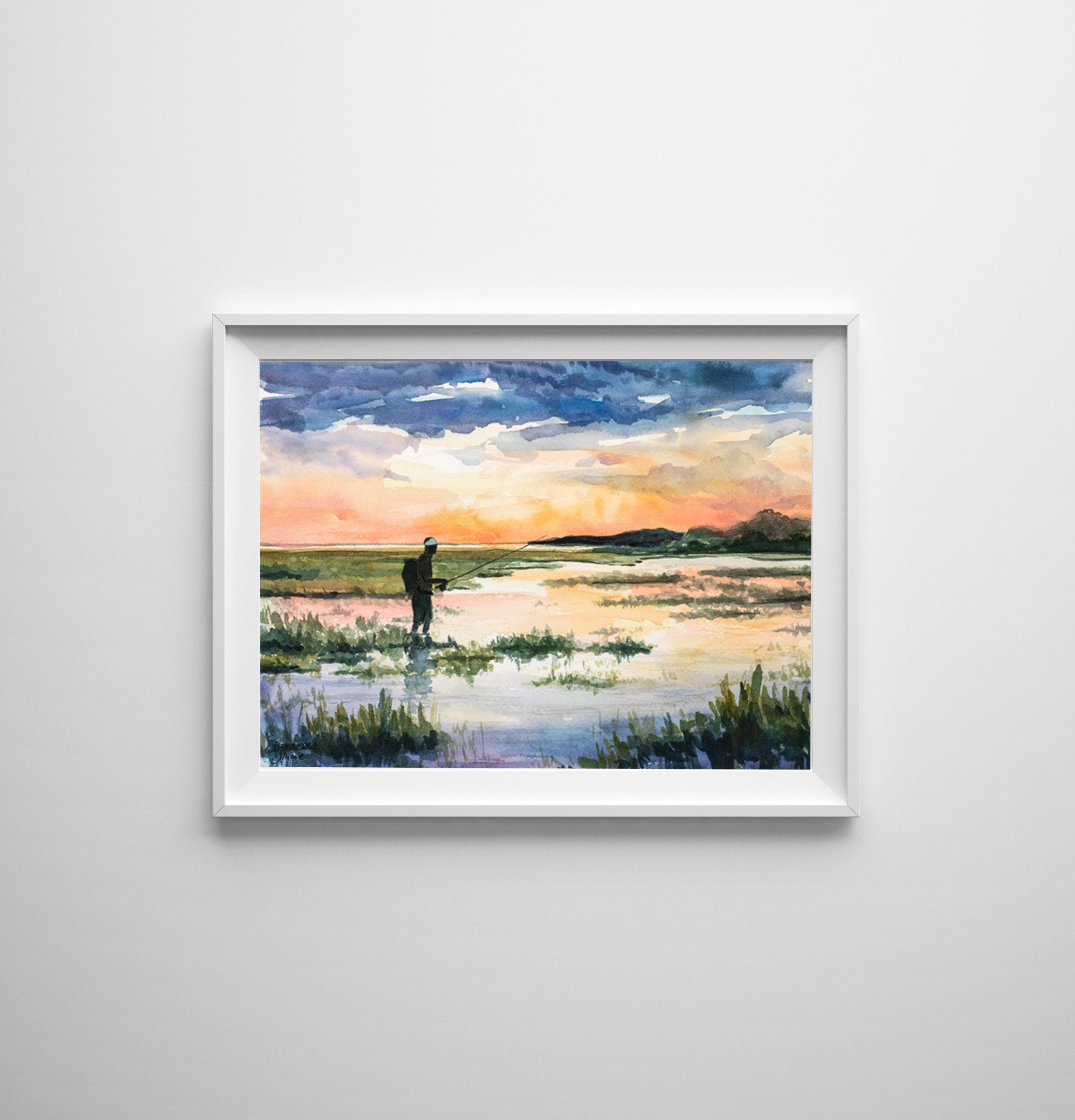 Coastal Marsh Low Country Sunset - ArtByAlexandraNicole