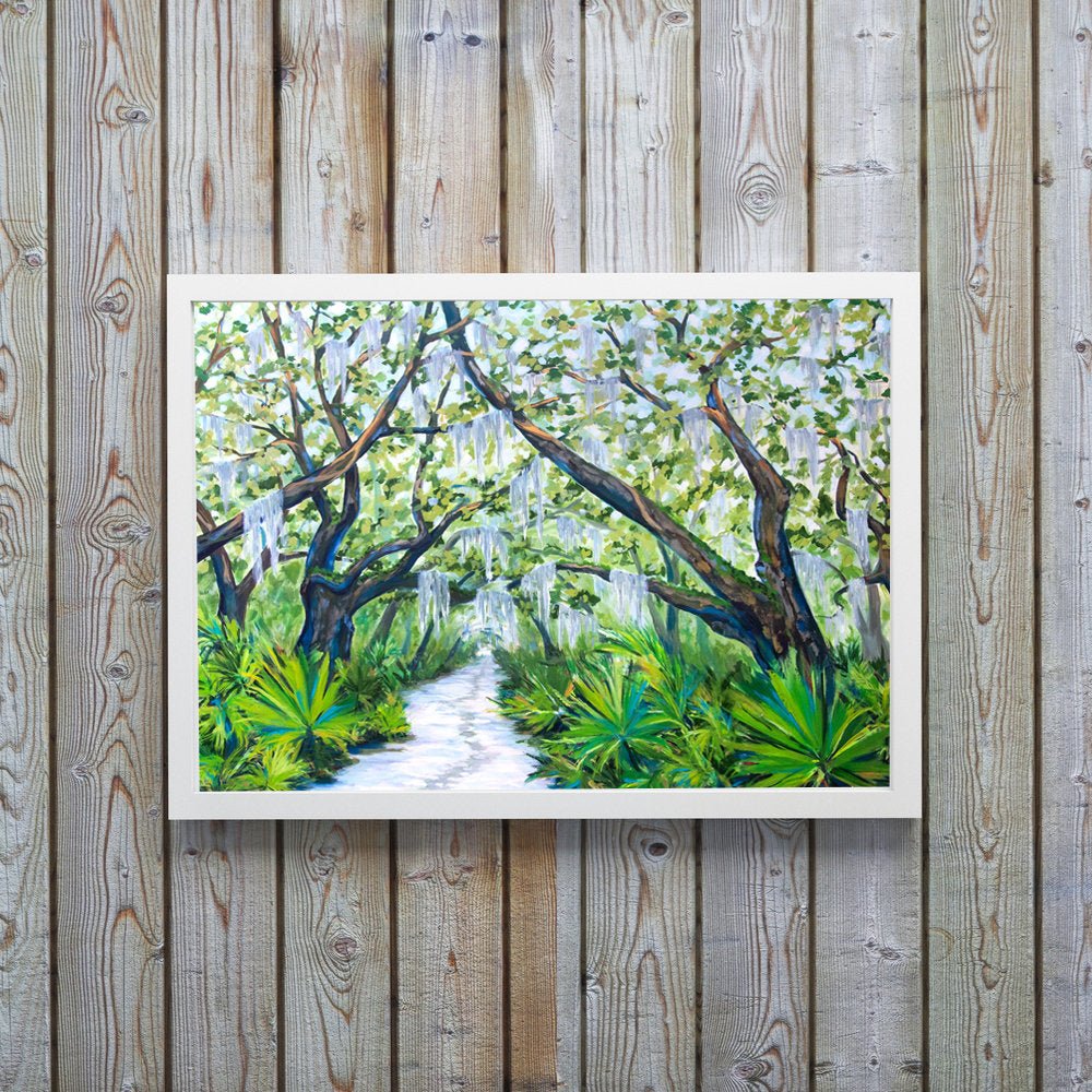 Cumberland Island Trail, Live Oak Tree Print - ArtByAlexandraNicole