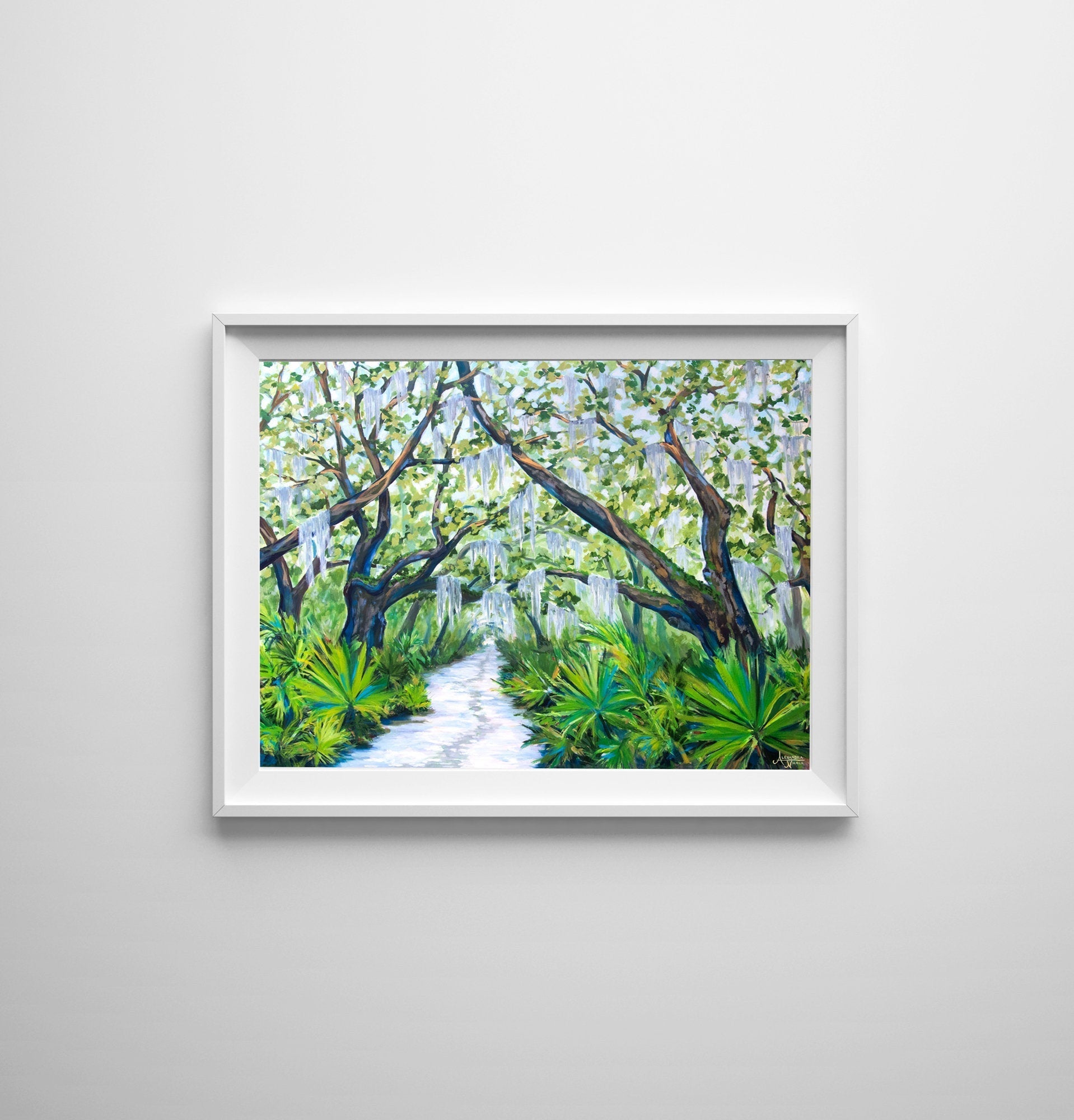 Cumberland Island Trail, Live Oak Tree Print - ArtByAlexandraNicole