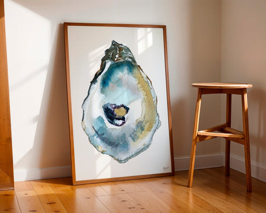 Duxbury Oyster Shell Print - ArtByAlexandraNicole