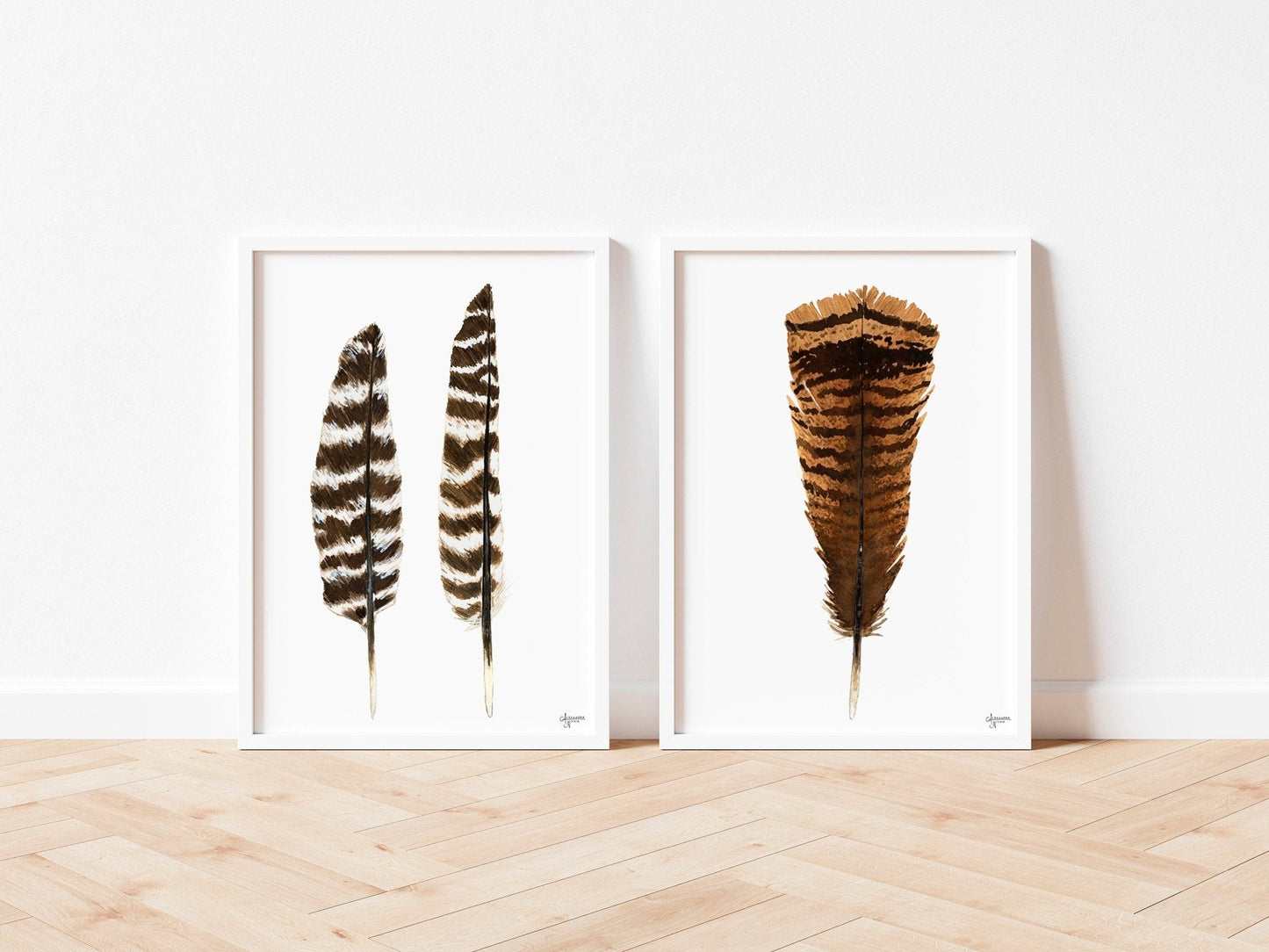 Eastern Wild Turkey, Print Set of 2 - ArtByAlexandraNicole