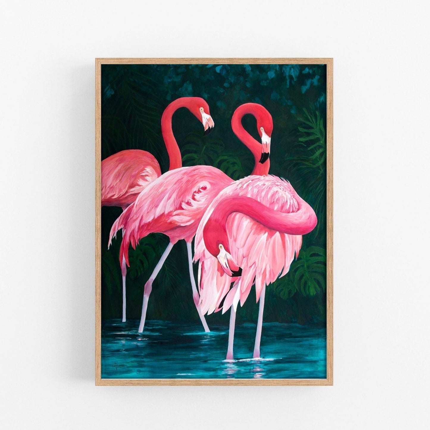 Flamingo Art Print - ArtByAlexandraNicole