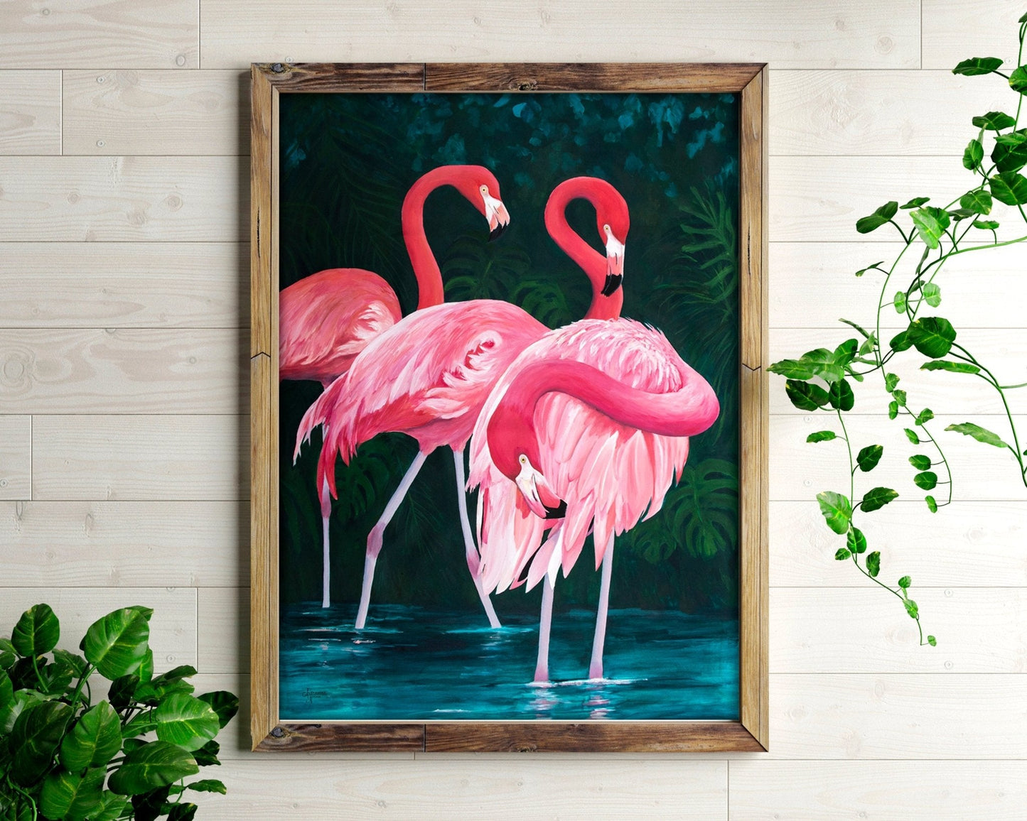 Flamingo Art Print - ArtByAlexandraNicole