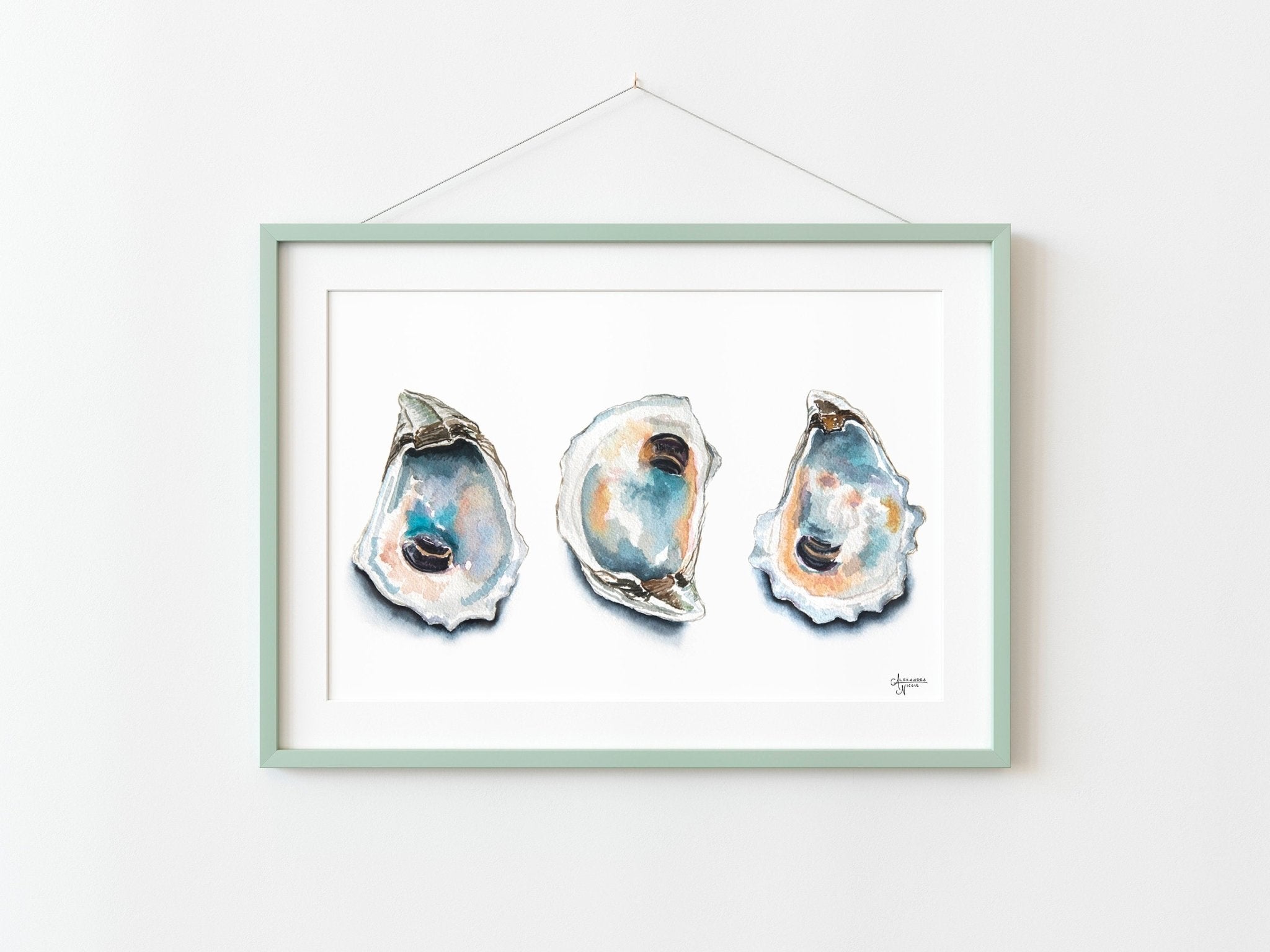 Murder Point Oyster Print - ArtByAlexandraNicole