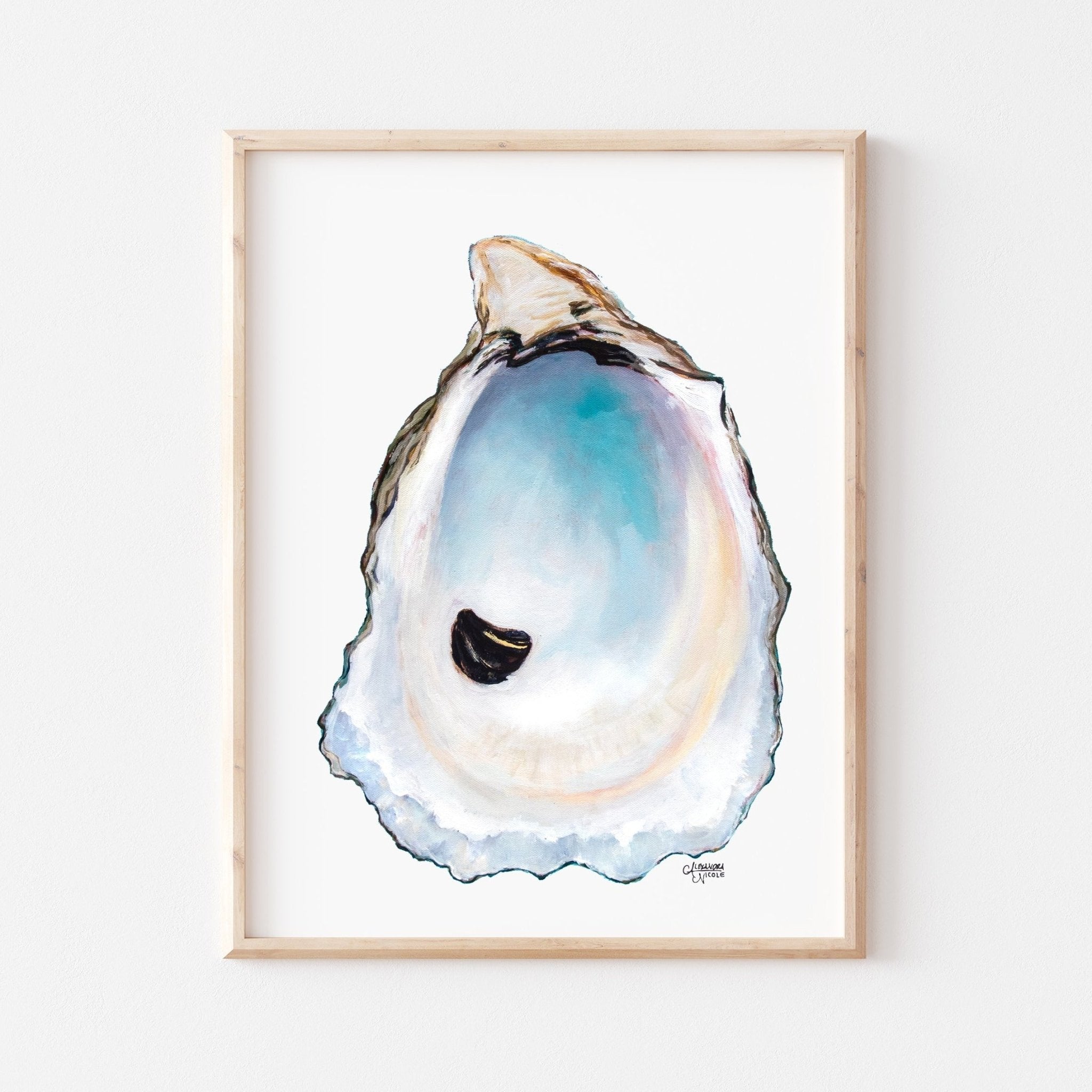 Oyster Shell Art Print 'Sweet Petite' - ArtByAlexandraNicole