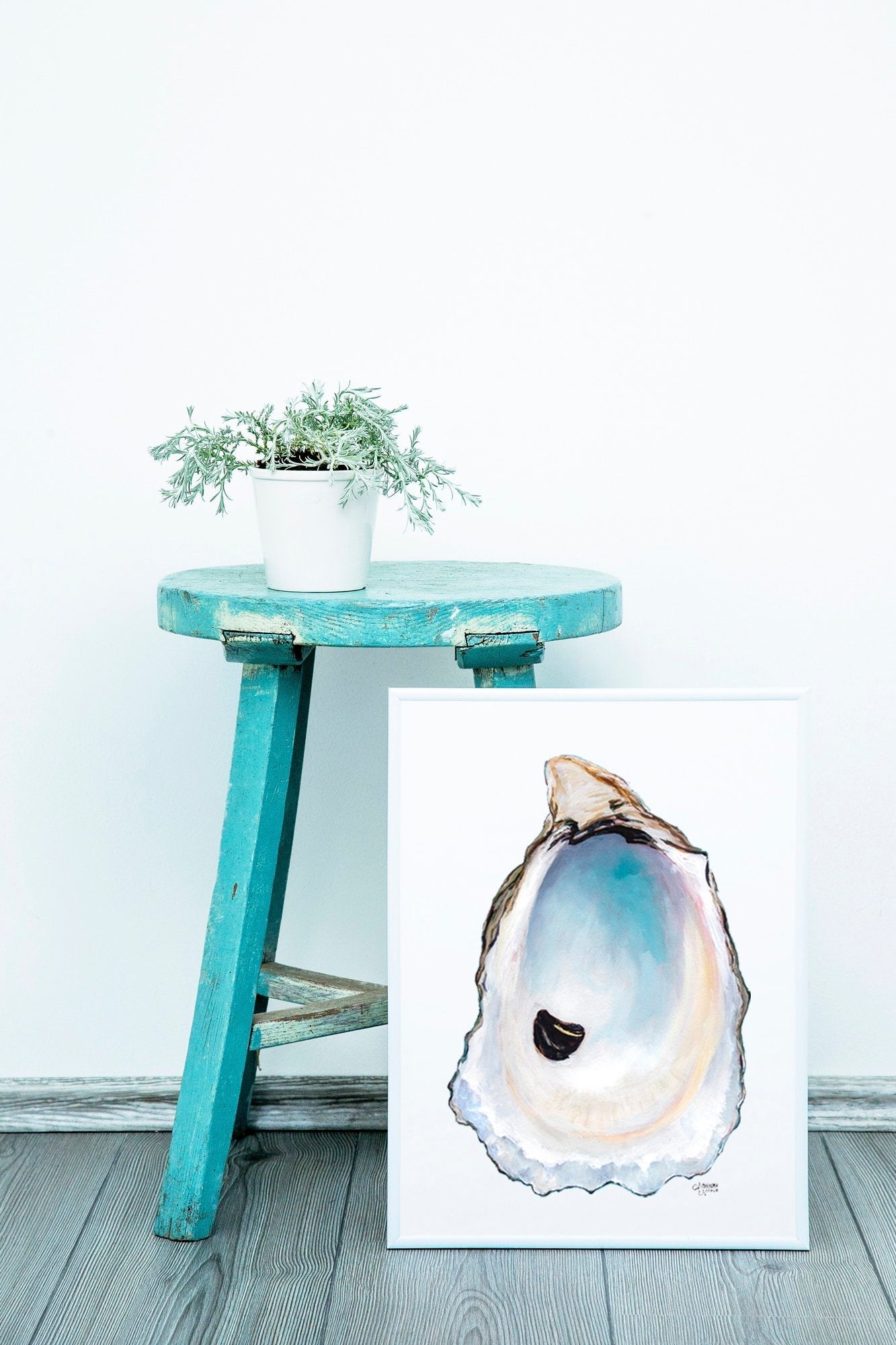 Oyster Shell Art Print 'Sweet Petite' - ArtByAlexandraNicole