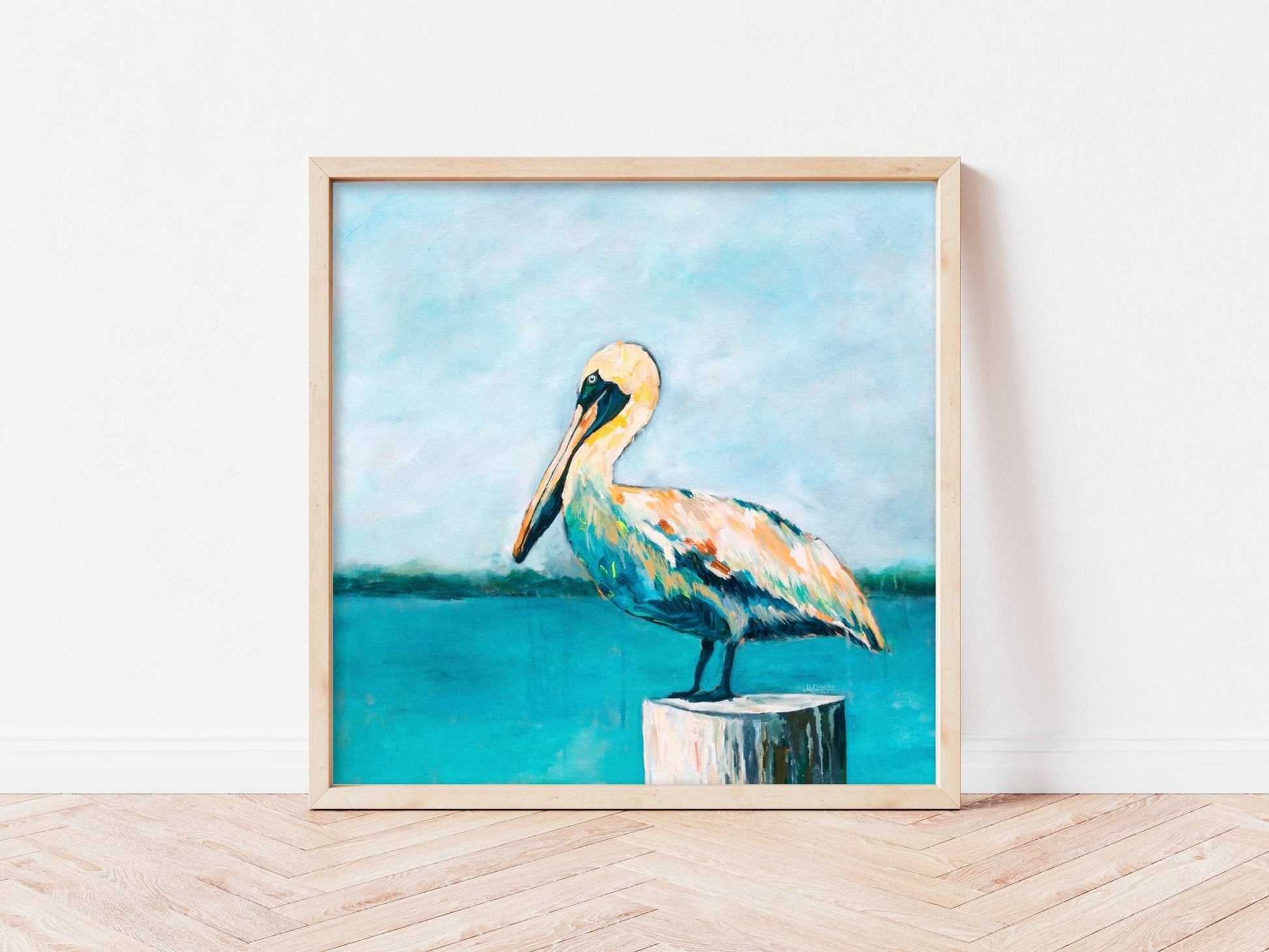 Pelican Art Print - ArtByAlexandraNicole