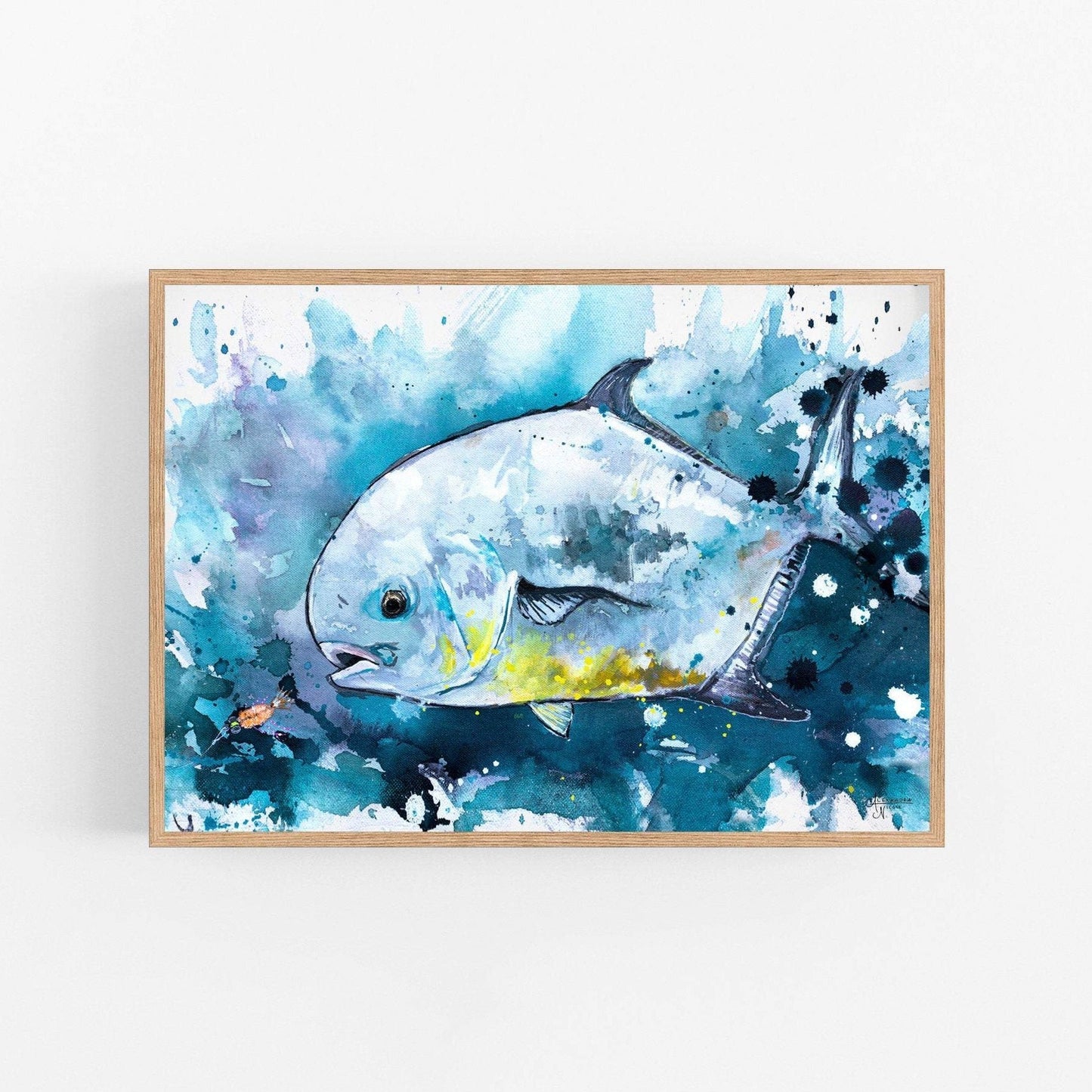 Permit Fish, Saltwater fish - ArtByAlexandraNicole