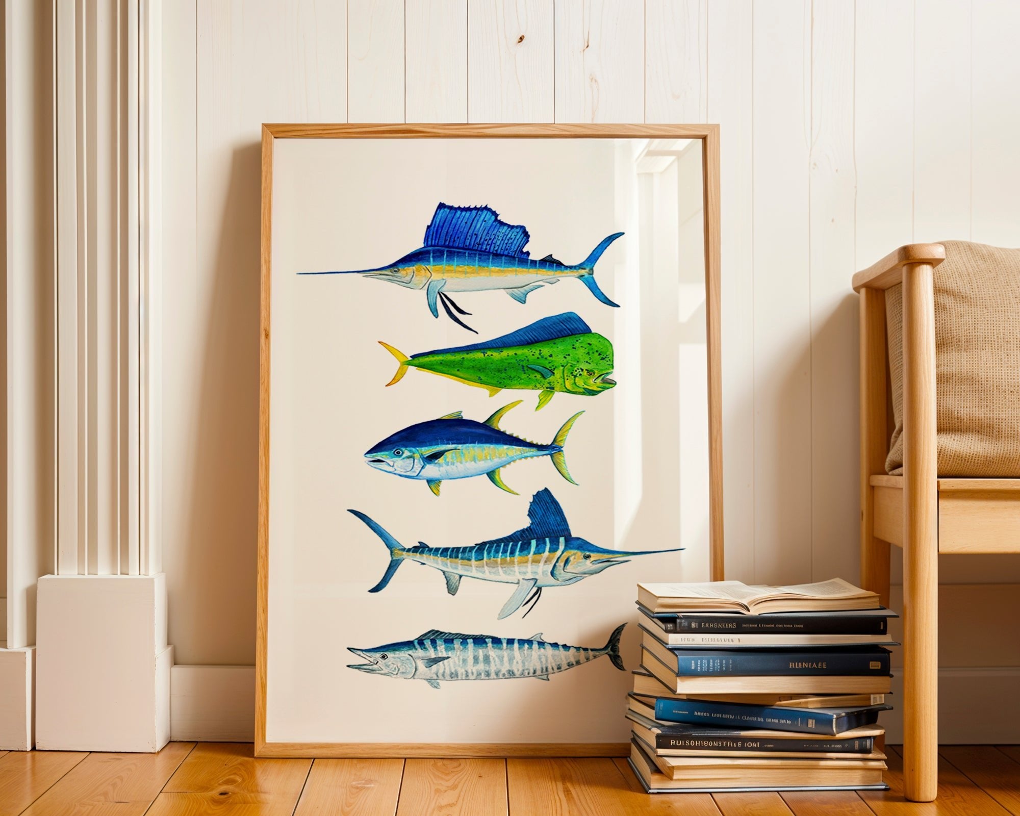 Sailfish, Mahi Mahi, Wahoo, Tuna, Marlin - ArtByAlexandraNicole