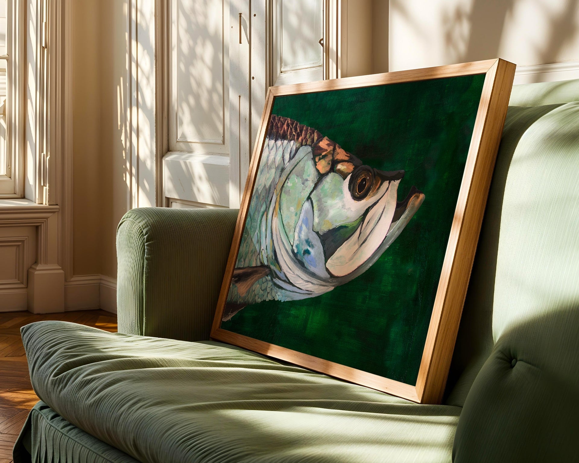 Tarpon Fine Art Print: Sport Fish Illustration | Angler Gift | Coastal Home Decor - ArtByAlexandraNicole