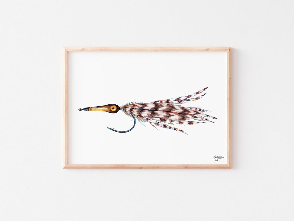 Tarpon Fly, Fly Fishing Art, Fisherman Gifts, Fly Fishing Gifts, Fishing Flies - ArtByAlexandraNicole