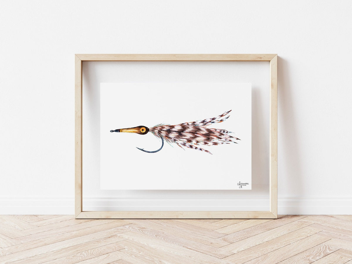 Tarpon Fly, Fly Fishing Art, Fisherman Gifts, Fly Fishing Gifts, Fishing Flies - ArtByAlexandraNicole