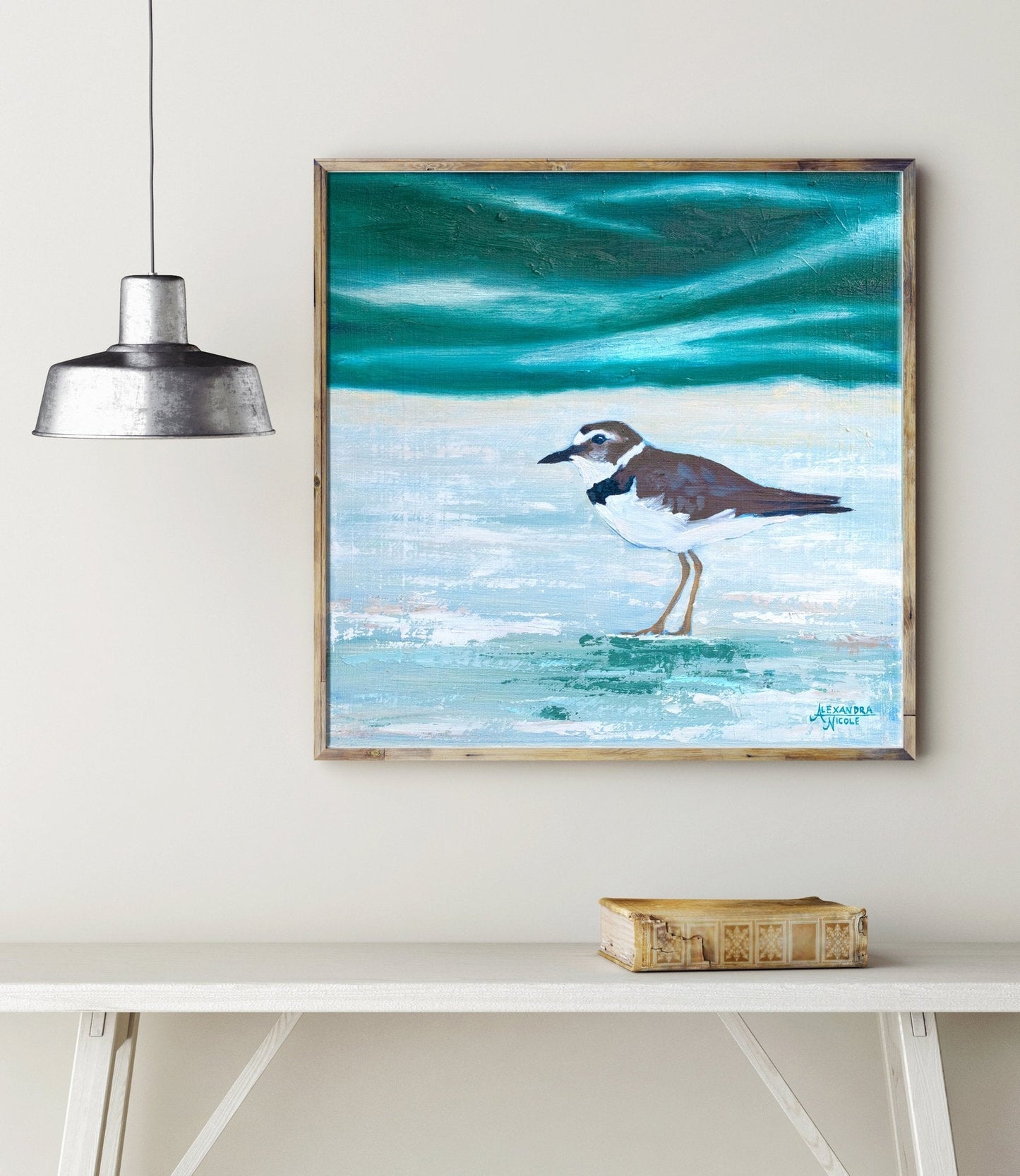 Wilson's Plover Art Print - ArtByAlexandraNicole