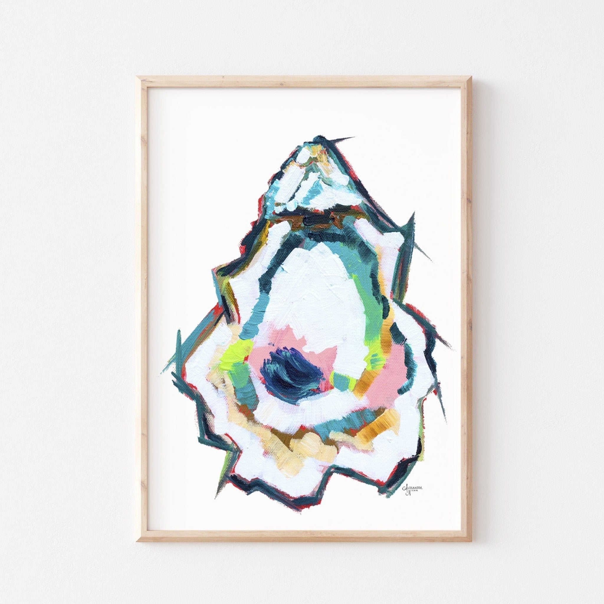abstract shell paintings