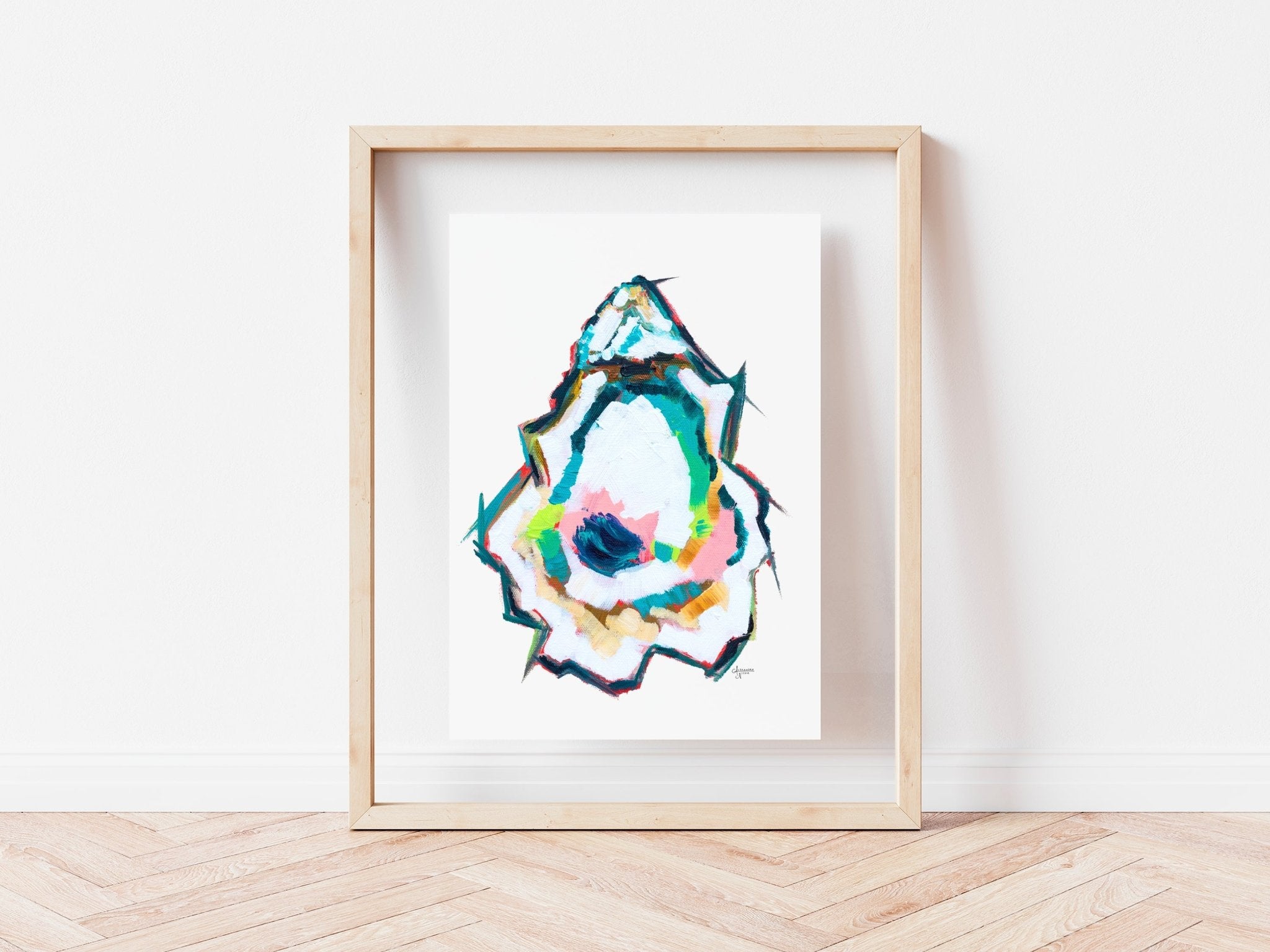 Abstract Oyster Shell - Indian Point 1 - ArtByAlexandraNicole