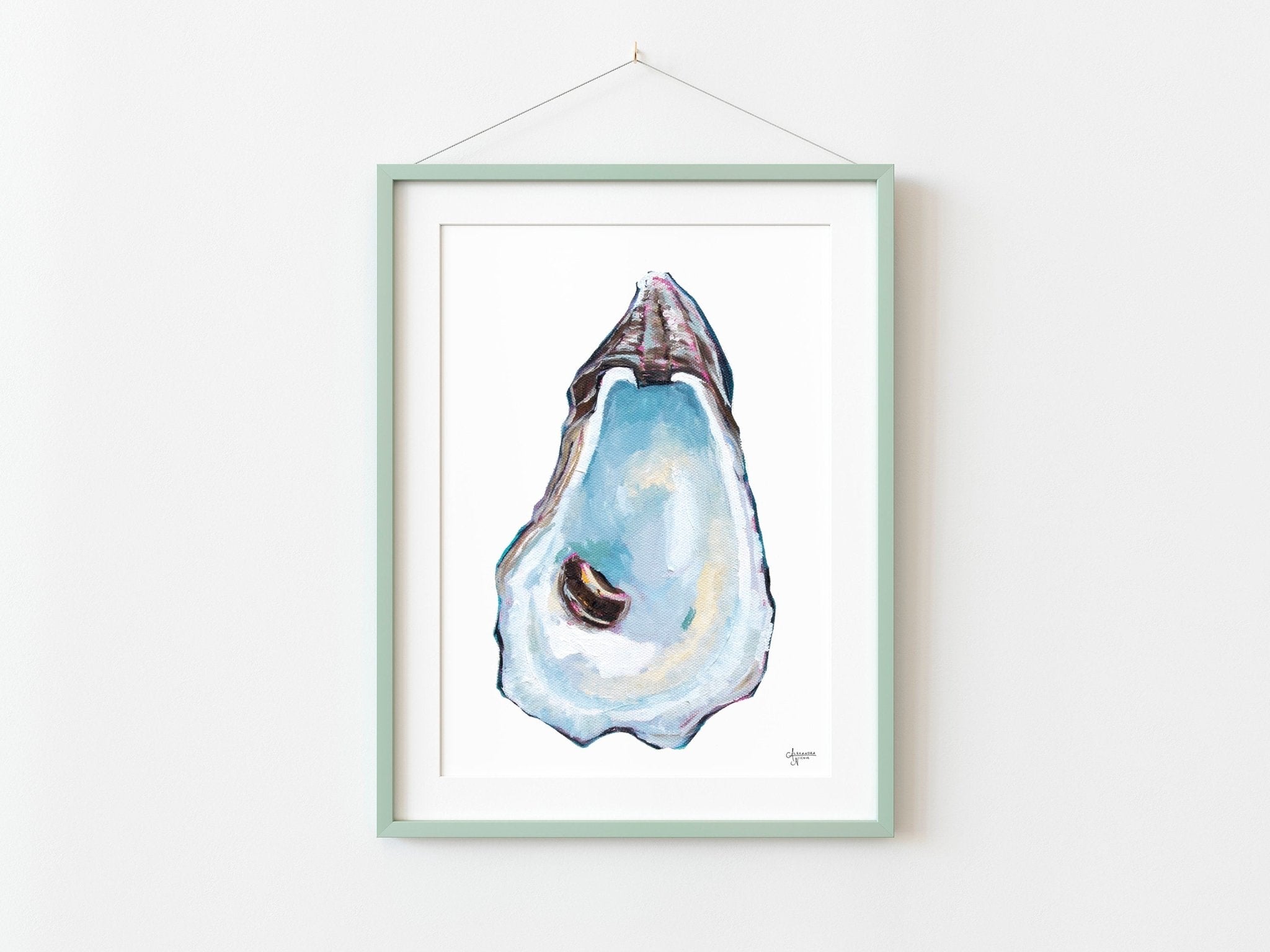 Atlantic Oyster Print 2 - ArtByAlexandraNicole