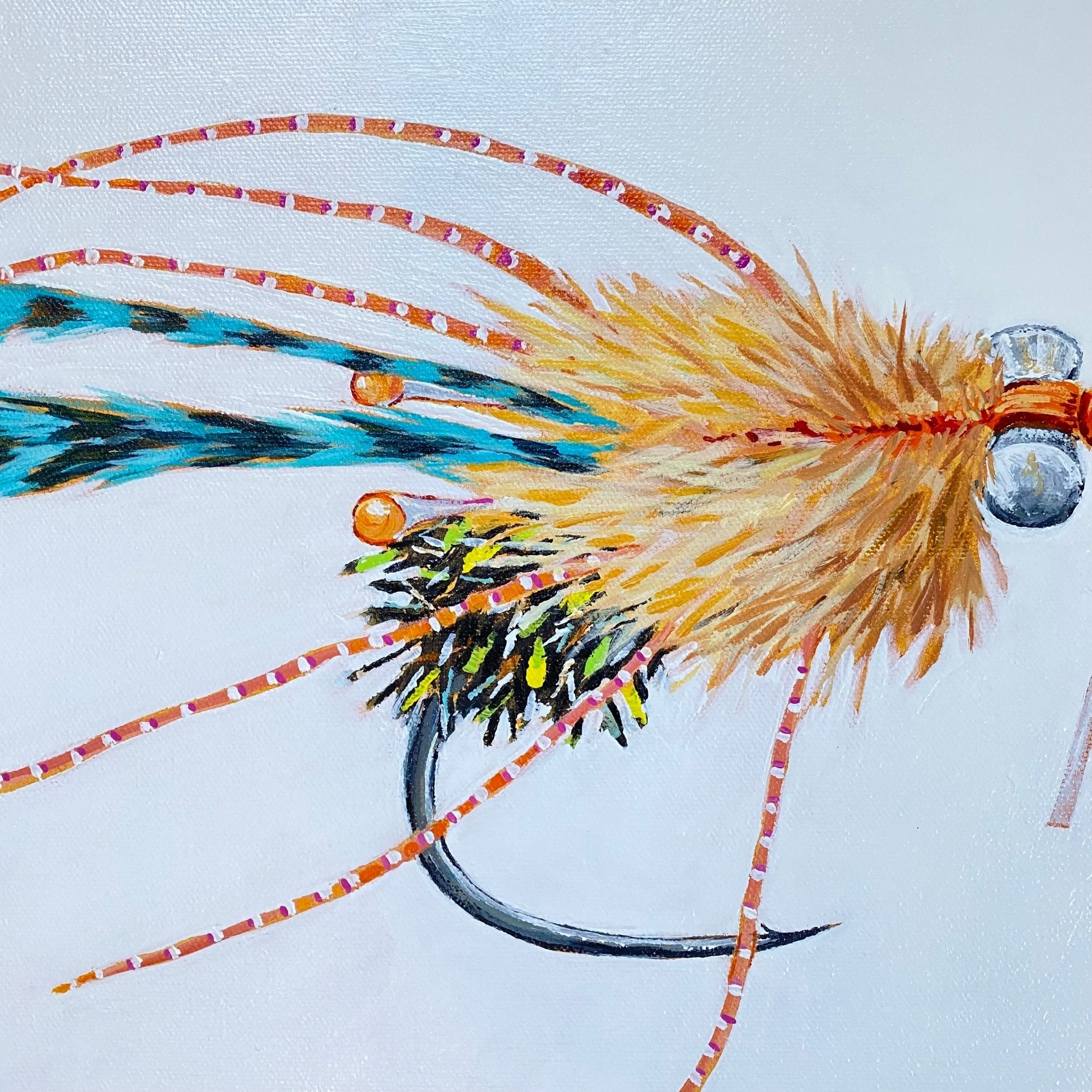 BC Crab Fly - Original Painting - ArtByAlexandraNicole