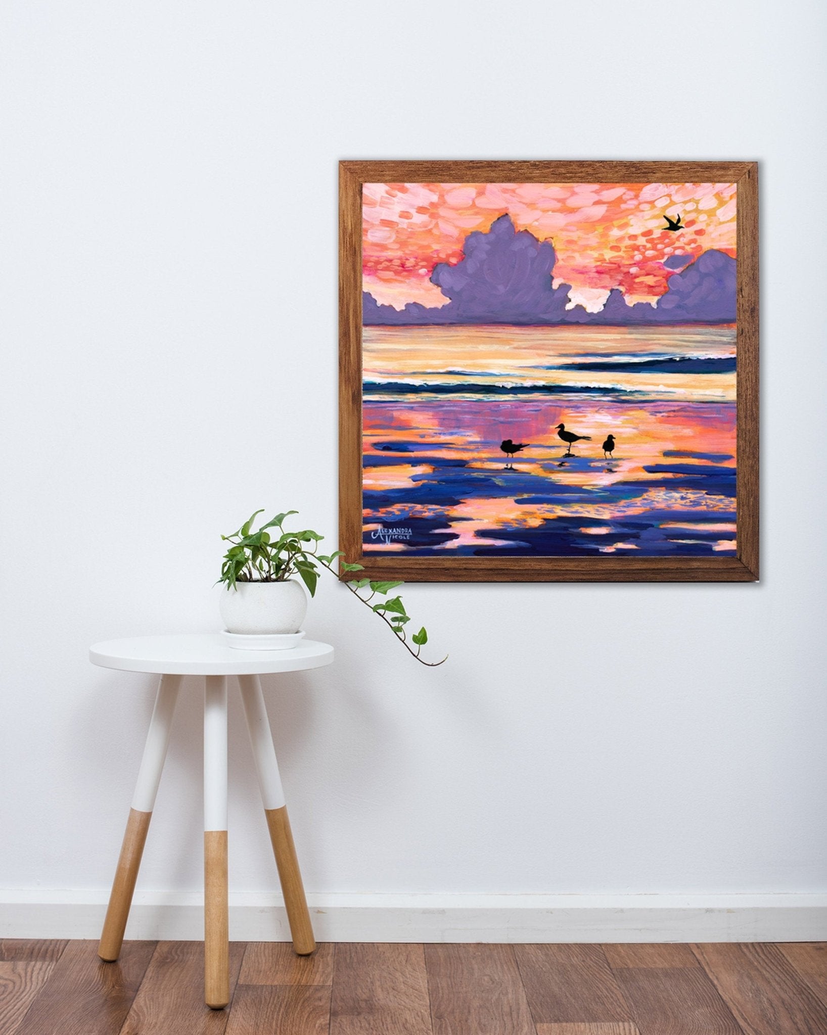 Beach Sunrise Sunset Coastal Landscape - ArtByAlexandraNicole