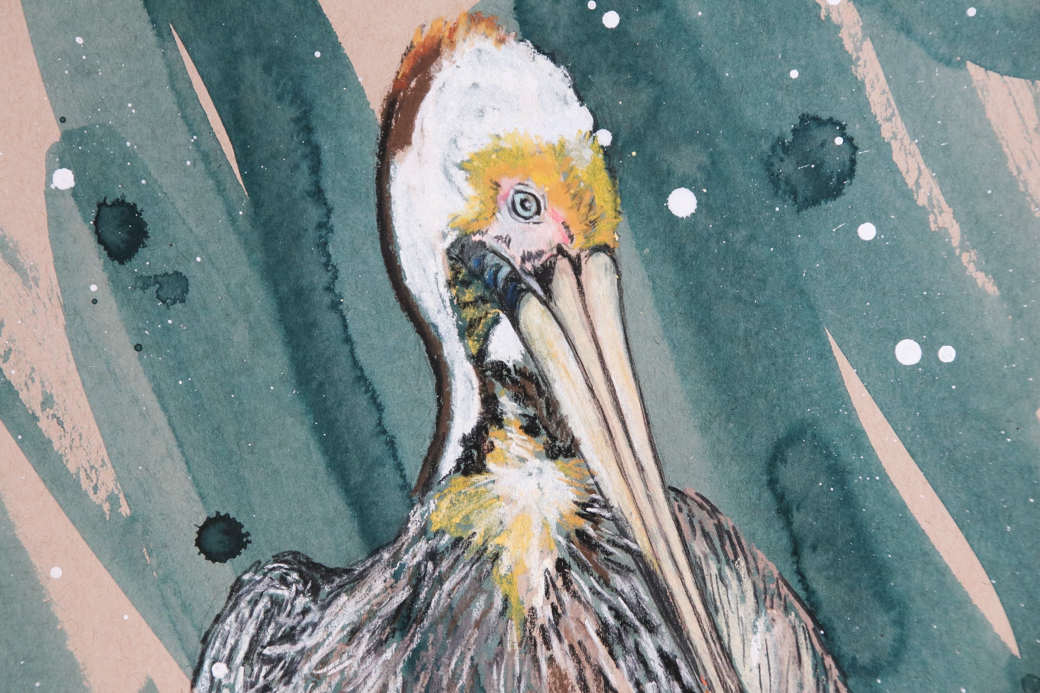 Brown Pelican - ArtByAlexandraNicole