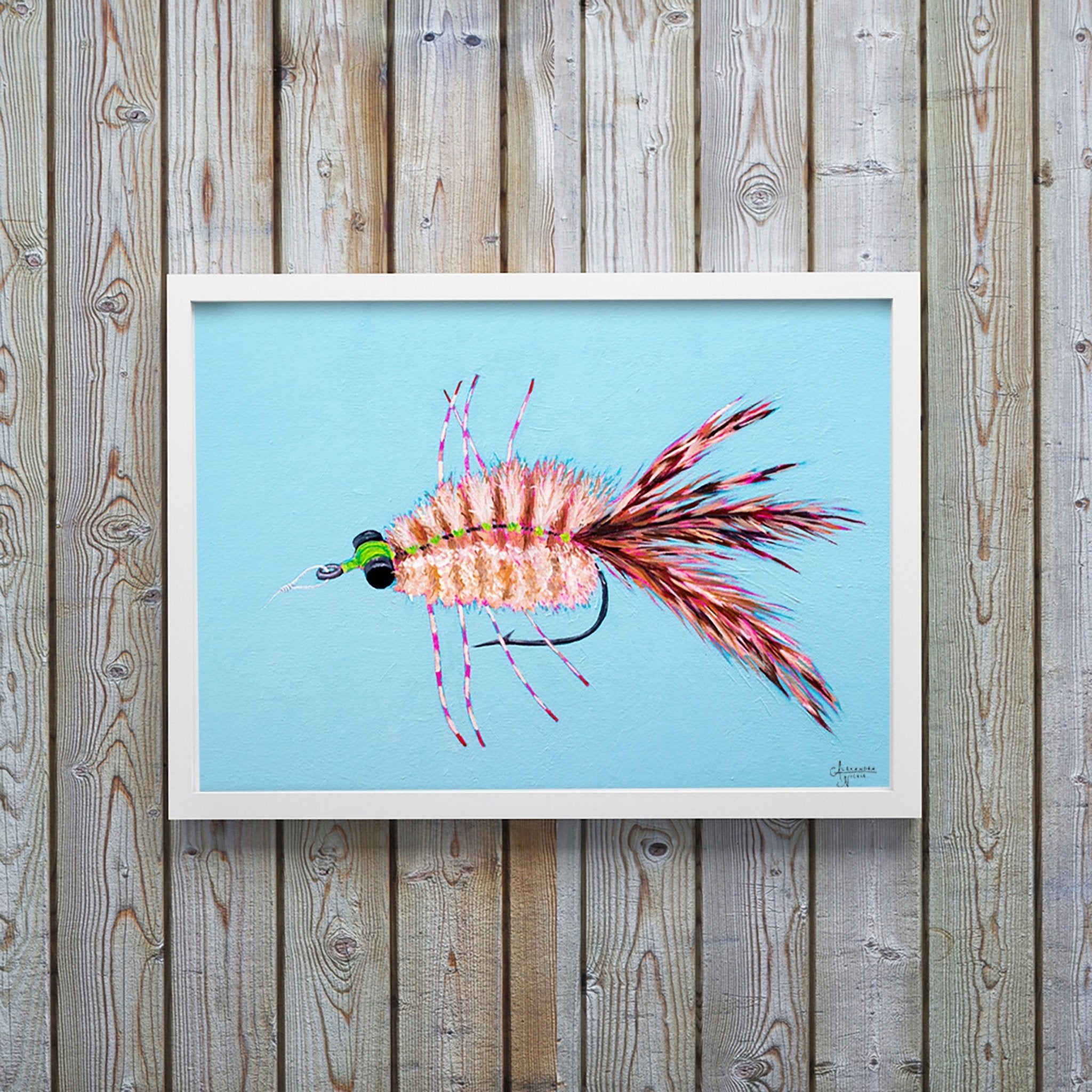 Merkin Fly, Fly Fishing Art, Fly Fishing Gifts, Fishing Flies - ArtByAlexandraNicole